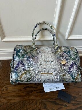 Brahmin spellbound ombré large Spencer weekender duffle bag